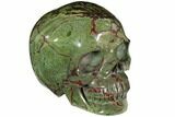 Huge, Polished Dragon's Blood Jasper Skull - South Africa #114314-1